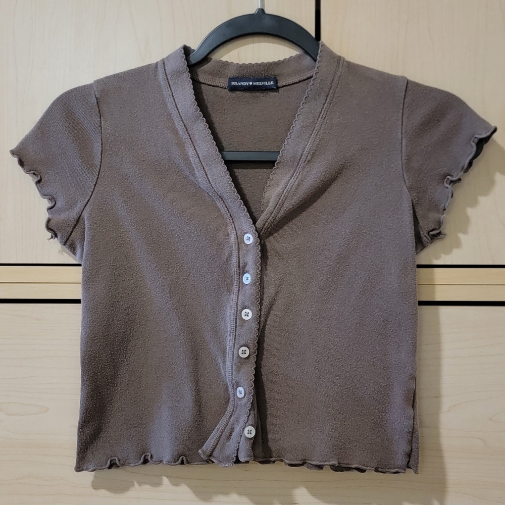 Brandy melville brown top